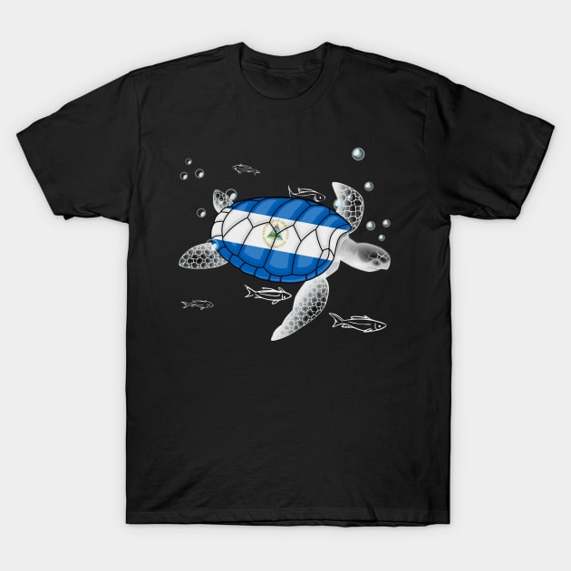Nicaragua Turtle T-Shirt by Fusti